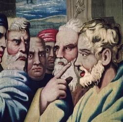 Tapestry Depicting the Acts of the Apostles, the Blinding of Elymas (detail)